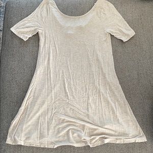 Oatmeal SOFT Tee Shirt Dress